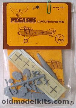 Pegasus 1/72 LVG Roland VIb - Bagged, 1003 plastic model kit